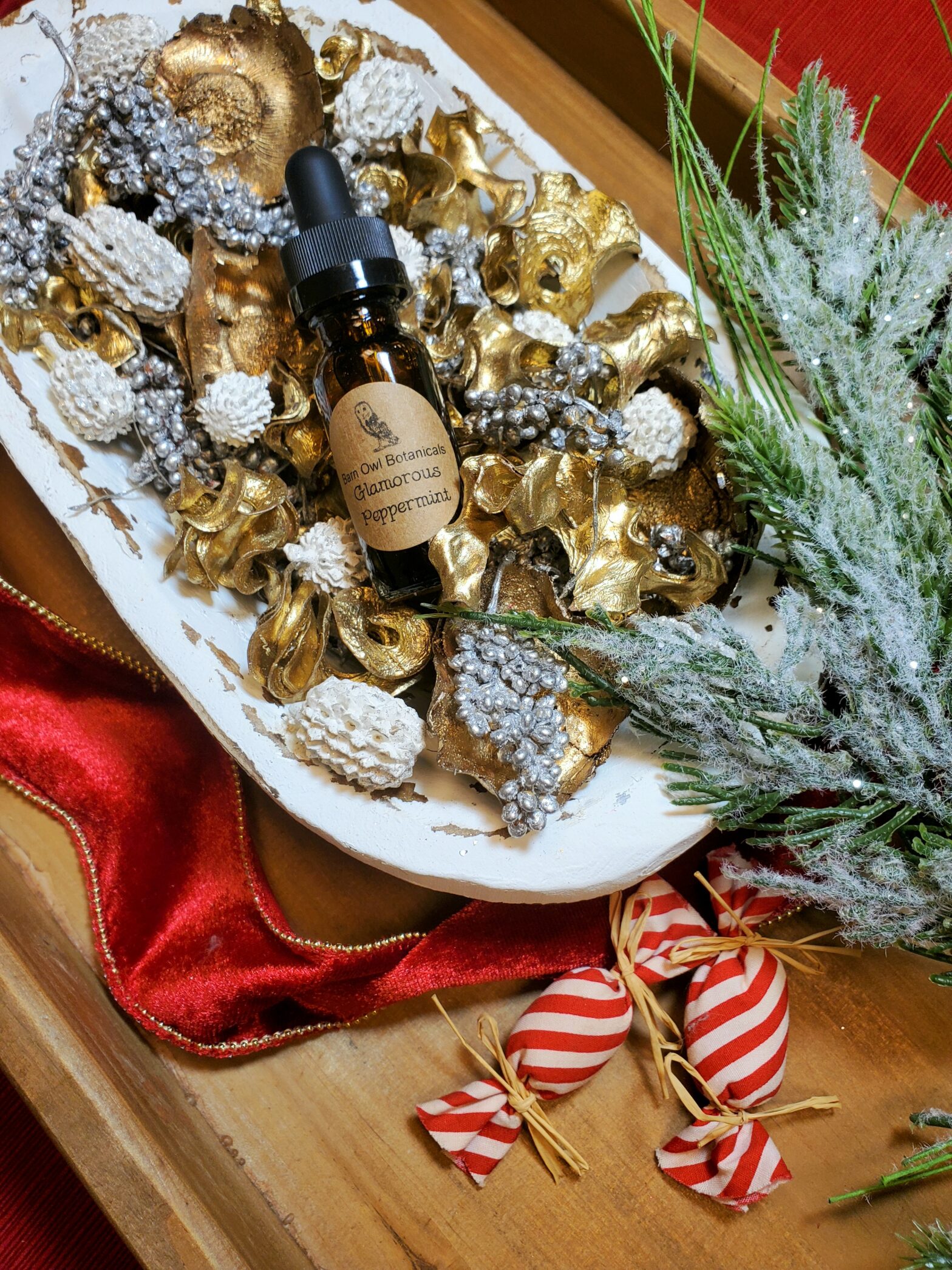 Glamourous Peppermint Potpourri Barn Owl Botanicals